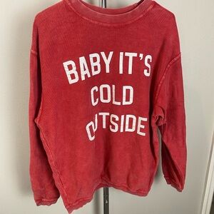 Pink Lily Baby it’s cold outside sweater